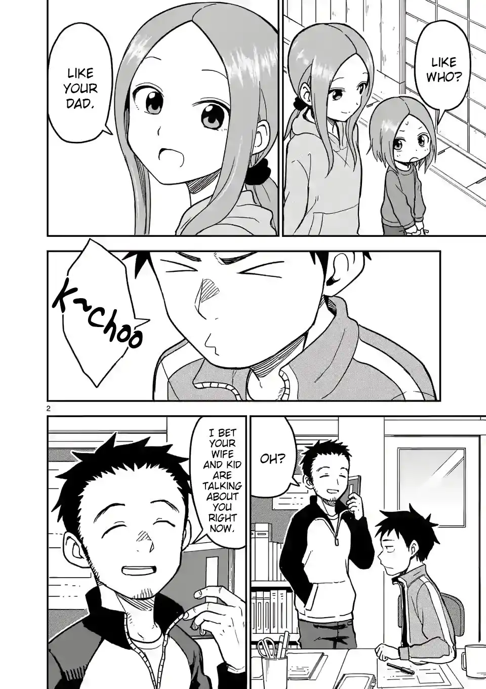 Karakai Jouzu no (Moto) Takagi-san Chapter 129 2